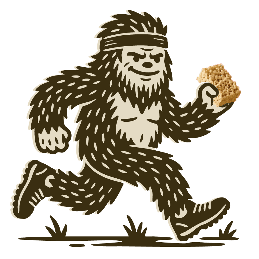 BonkSquatch runner with a bonk bar sticker